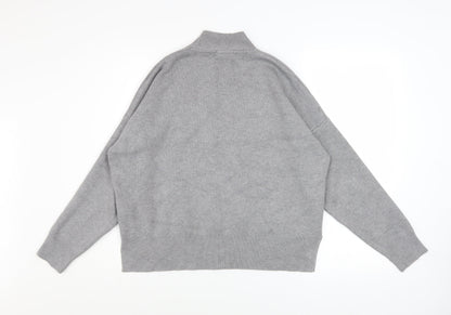 Womens UK Size M New Look Grey Pullover Jumper