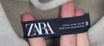 Womens UK Size 12 Zara Beige Shacket