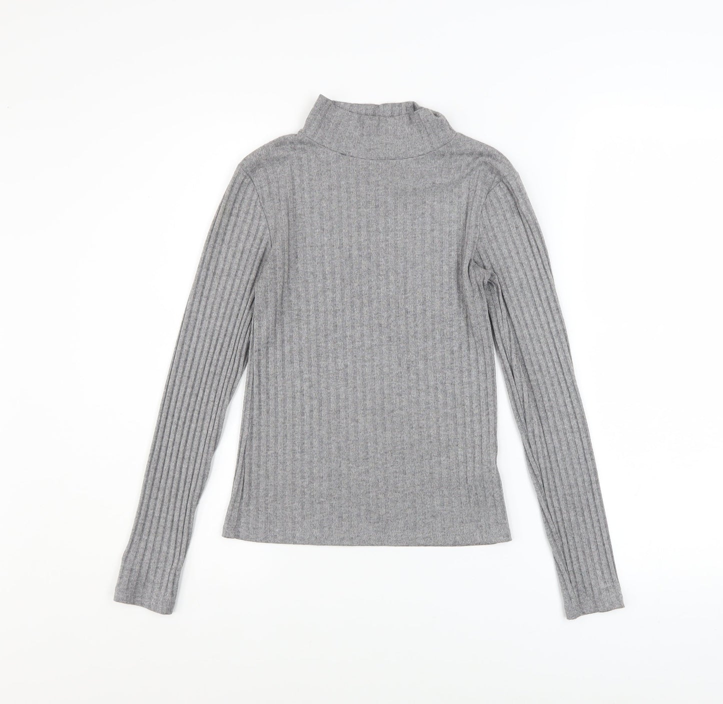 Womens UK Size 6 Topshop Grey Pullover Jumper