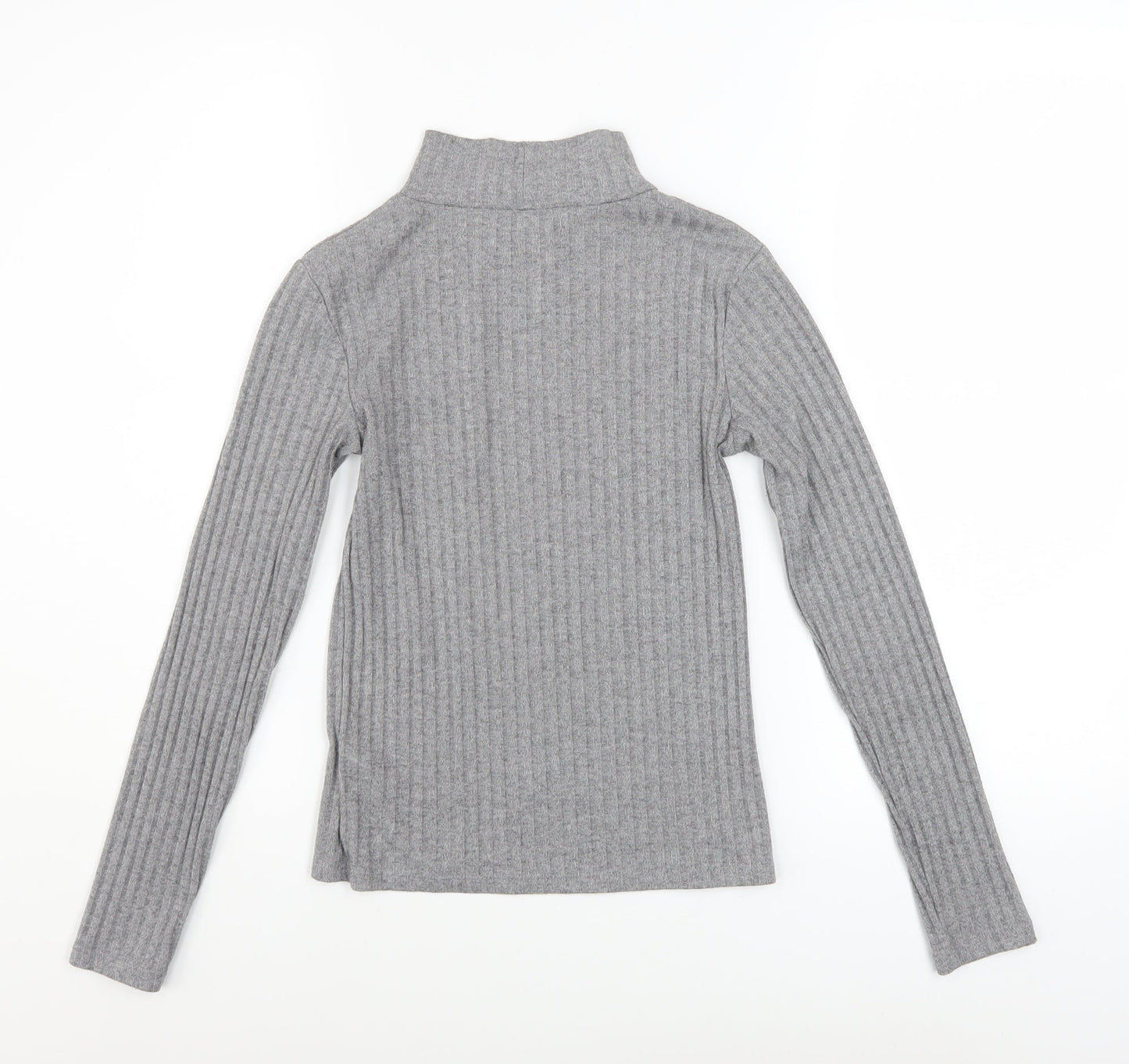 Womens UK Size 6 Topshop Grey Pullover Jumper