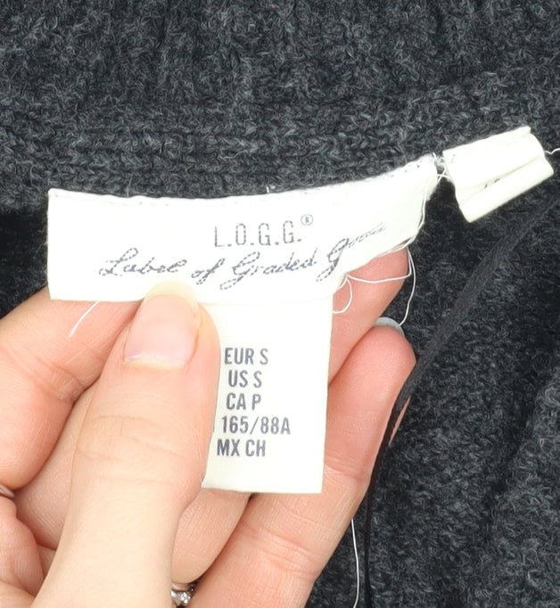 Womens UK Size S L.O.G.G. Grey Pullover Jumper