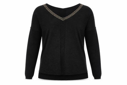 Womens UK Size 14 NEXT Black Pullover Jumper