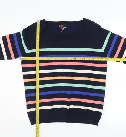 Womens UK Size 16 Yumi Multicoloured Pullover Jumper