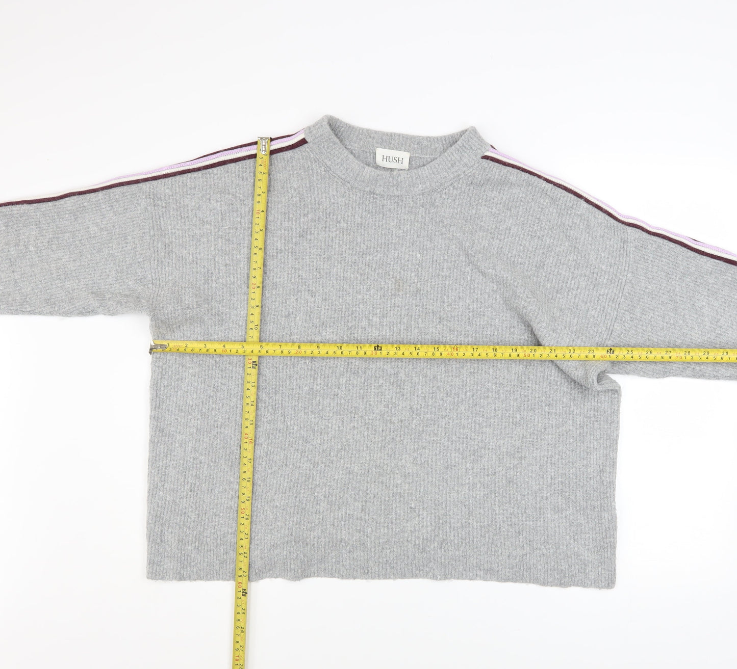 Womens UK Size L Hush Grey Pullover Jumper