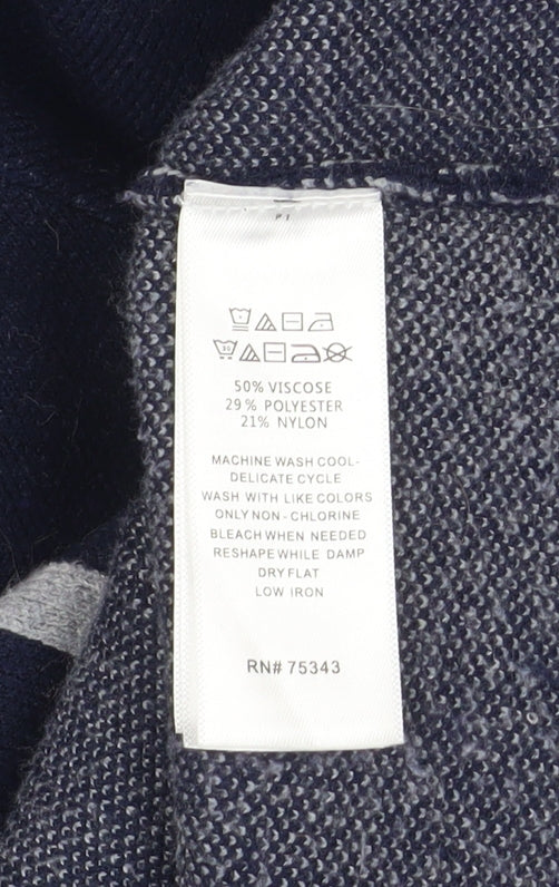 Womens UK Size M Cynthia Rowley Blue Pullover Jumper
