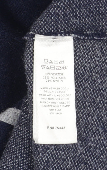 Womens UK Size M Cynthia Rowley Blue Pullover Jumper