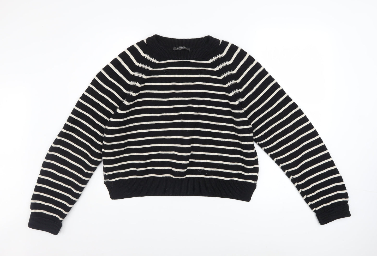 Womens UK Size L French Connection Black Pullover Jumper