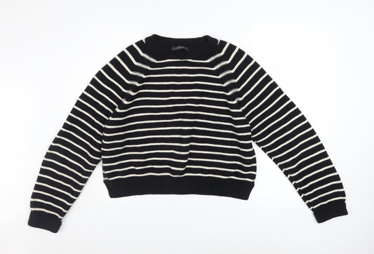Womens UK Size L French Connection Black Pullover Jumper