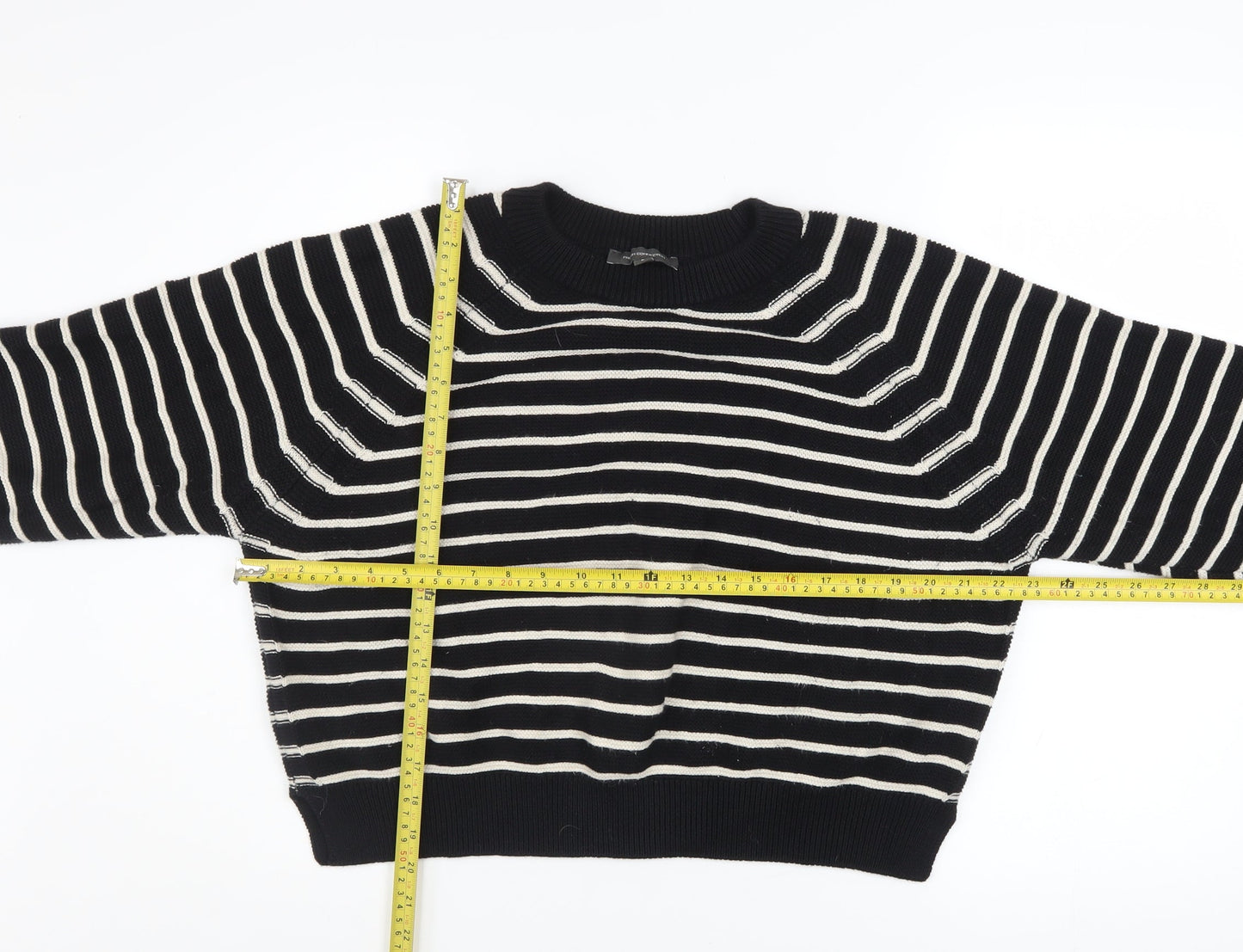 Womens UK Size L French Connection Black Pullover Jumper