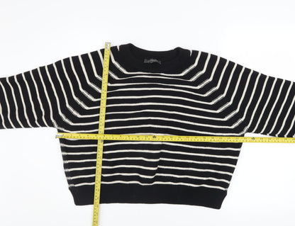 Womens UK Size L French Connection Black Pullover Jumper