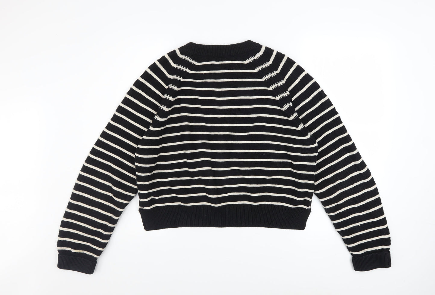 Womens UK Size L French Connection Black Pullover Jumper