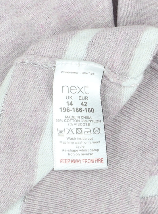 Womens UK Size 14 NEXT Pink Pullover Jumper
