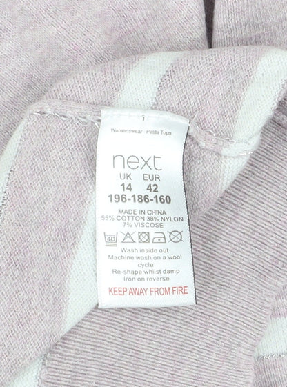 Womens UK Size 14 NEXT Pink Pullover Jumper