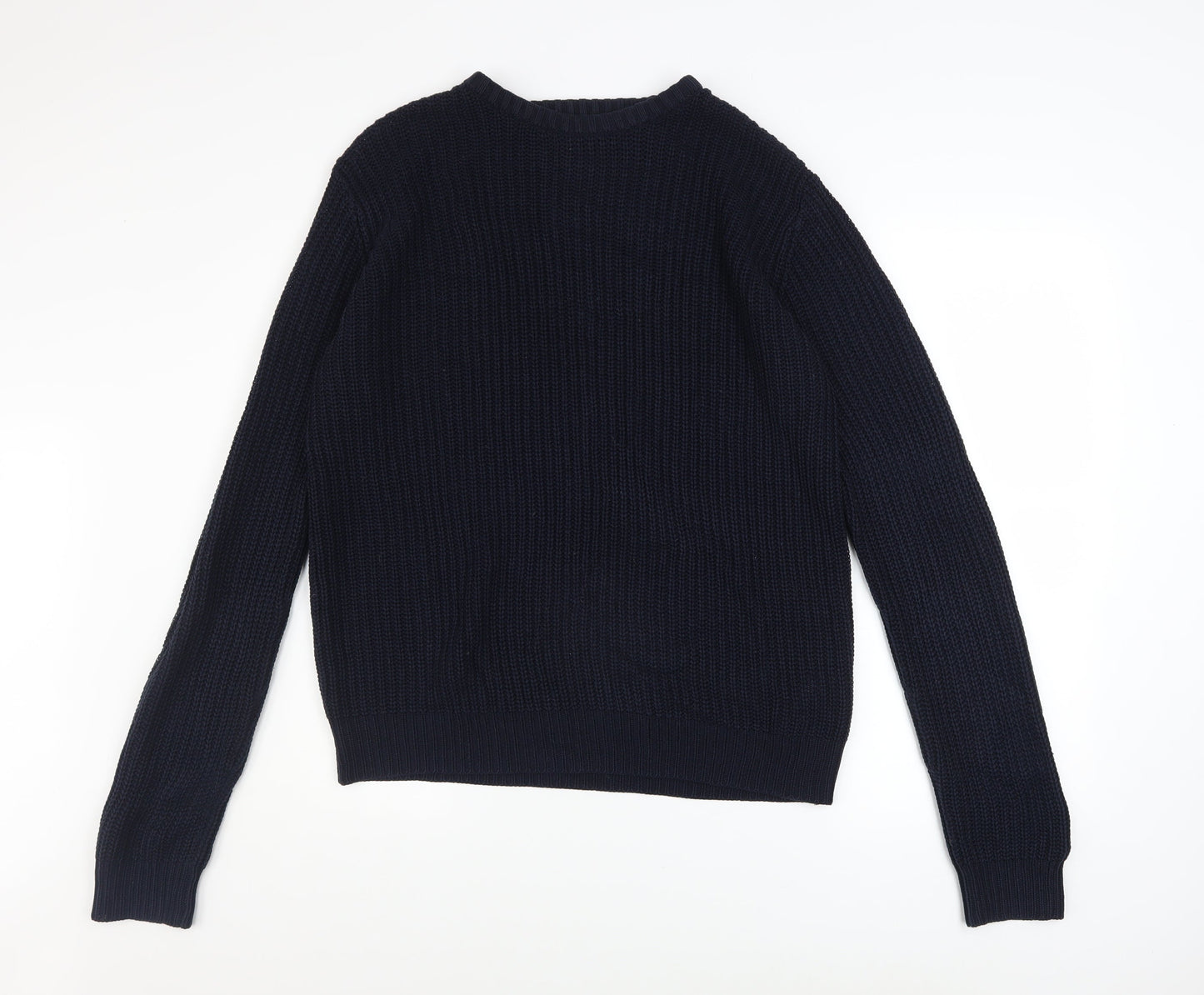 Mens UK Size M Brave Soul Blue Pullover Jumper