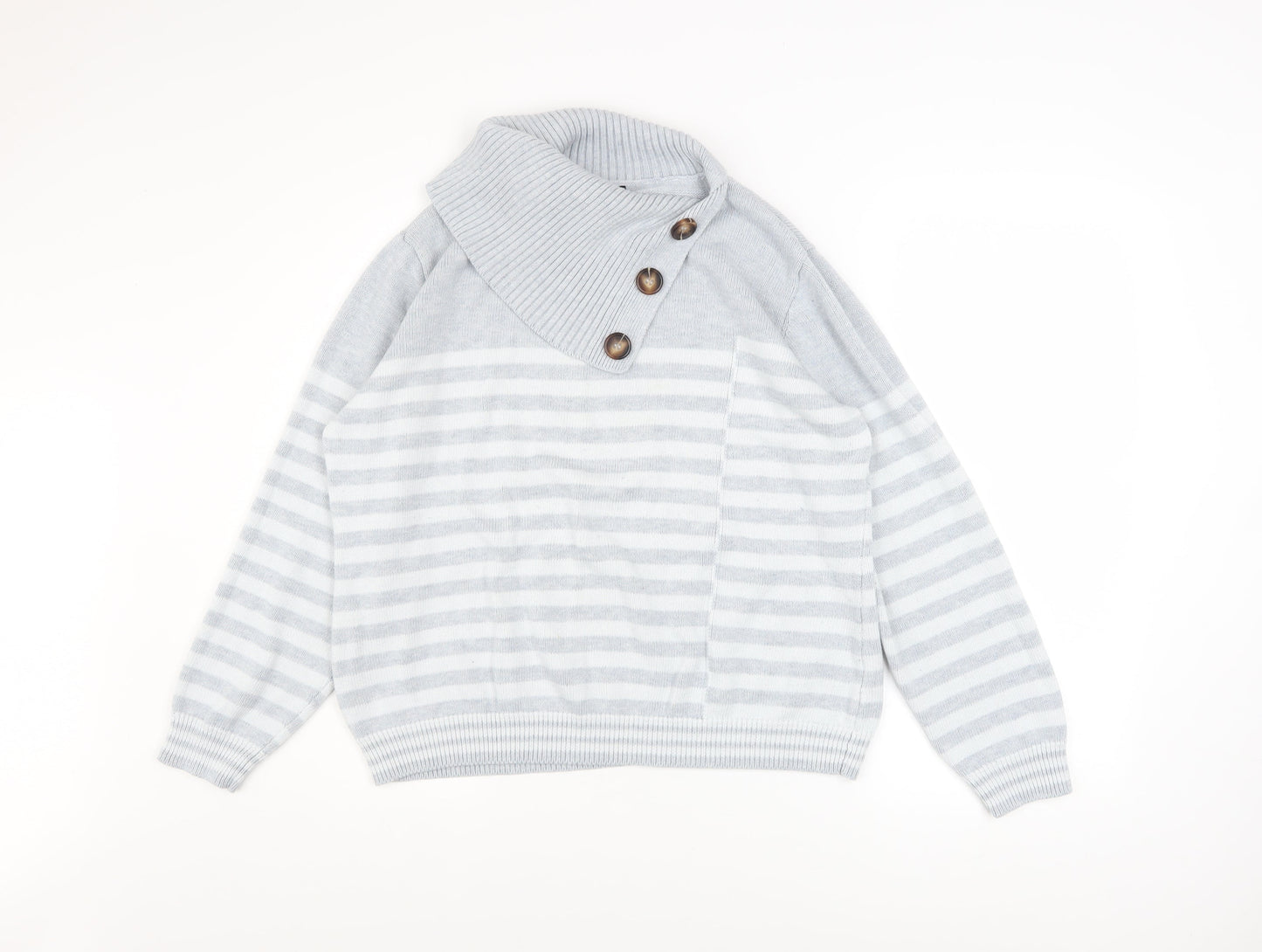 Womens UK Size 18 Roman Grey Pullover Jumper