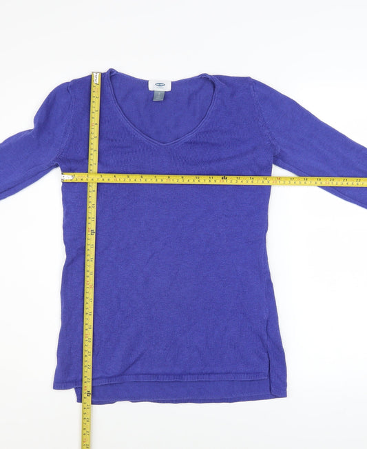 Womens UK Size S Old Navy Purple Pullover Jumper