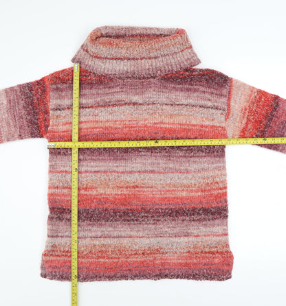 Womens UK Size 12 Cotton Traders Multicoloured Pullover Jumper