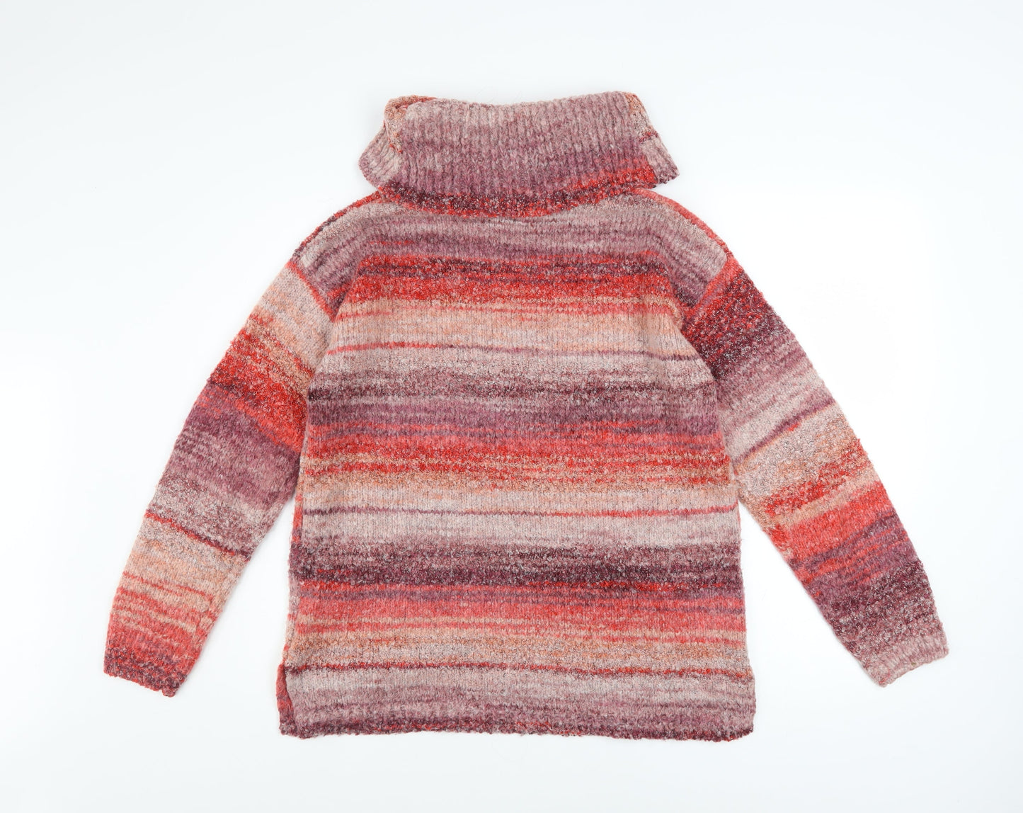 Womens UK Size 12 Cotton Traders Multicoloured Pullover Jumper