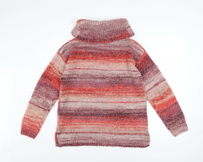 Womens UK Size 12 Cotton Traders Multicoloured Pullover Jumper