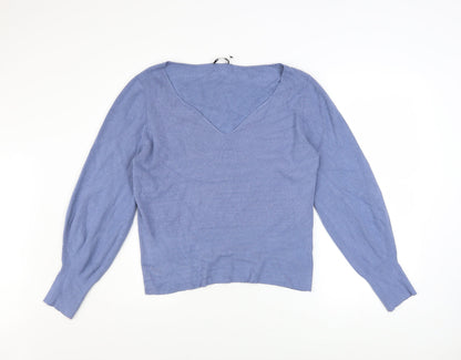 Womens UK Size 14 Great Plains Blue Pullover Jumper