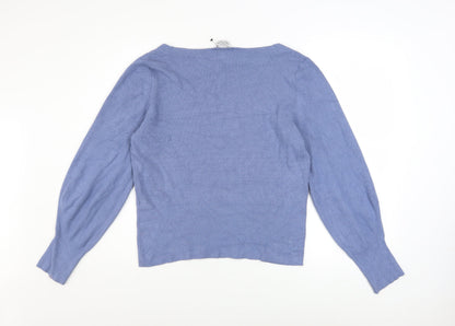 Womens UK Size 14 Great Plains Blue Pullover Jumper