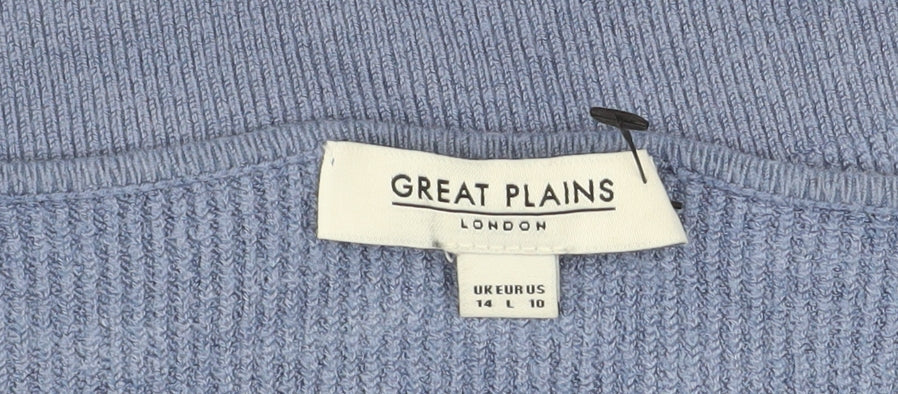 Womens UK Size 14 Great Plains Blue Pullover Jumper