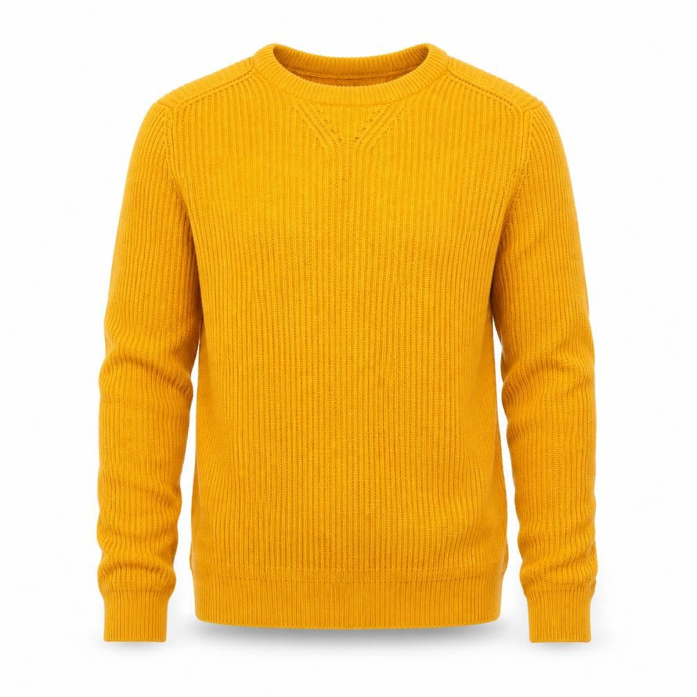 Mens UK Size M Zara Man Yellow Pullover Jumper