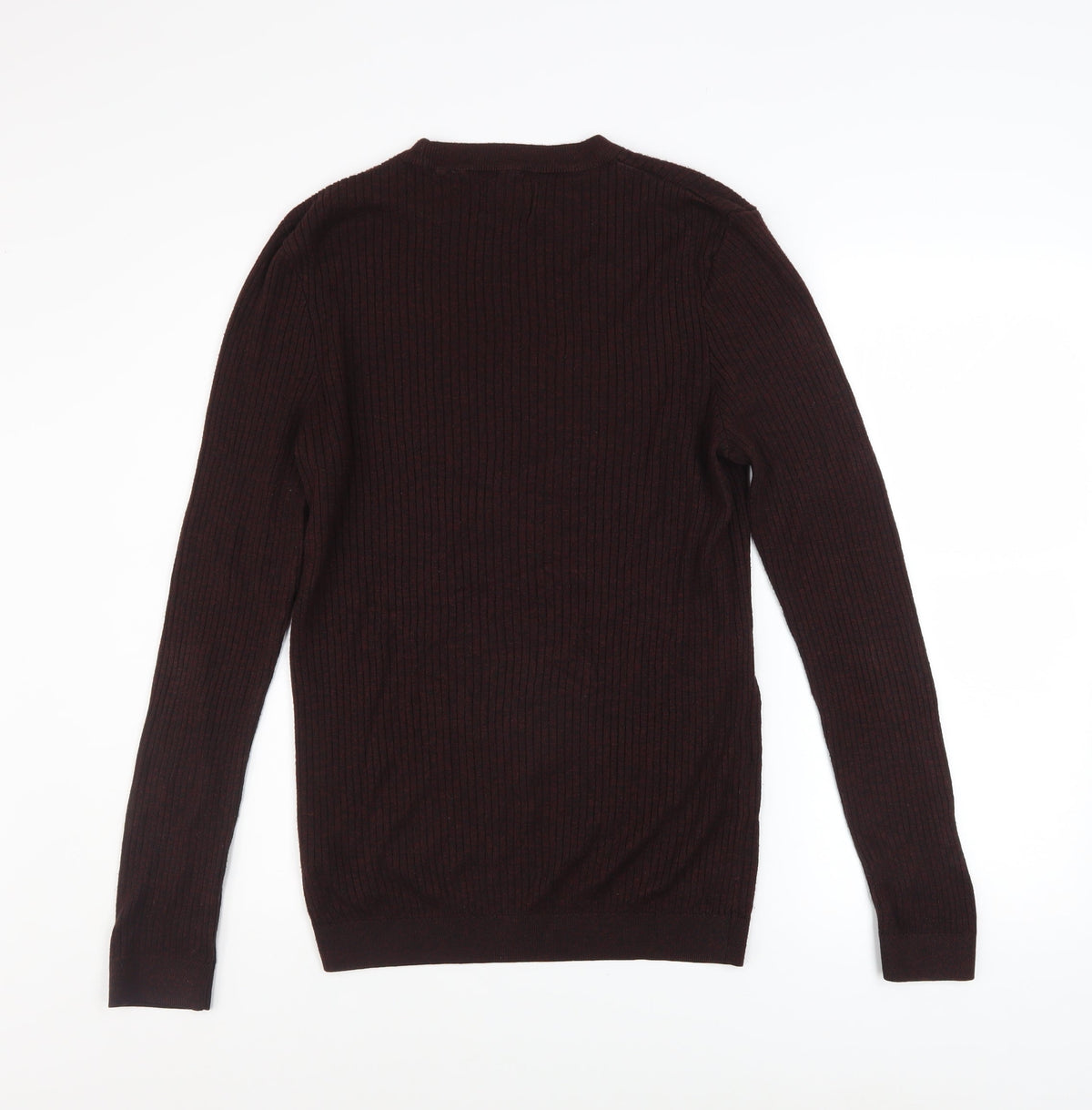 Mens UK Size XL Topman Brown Pullover Jumper