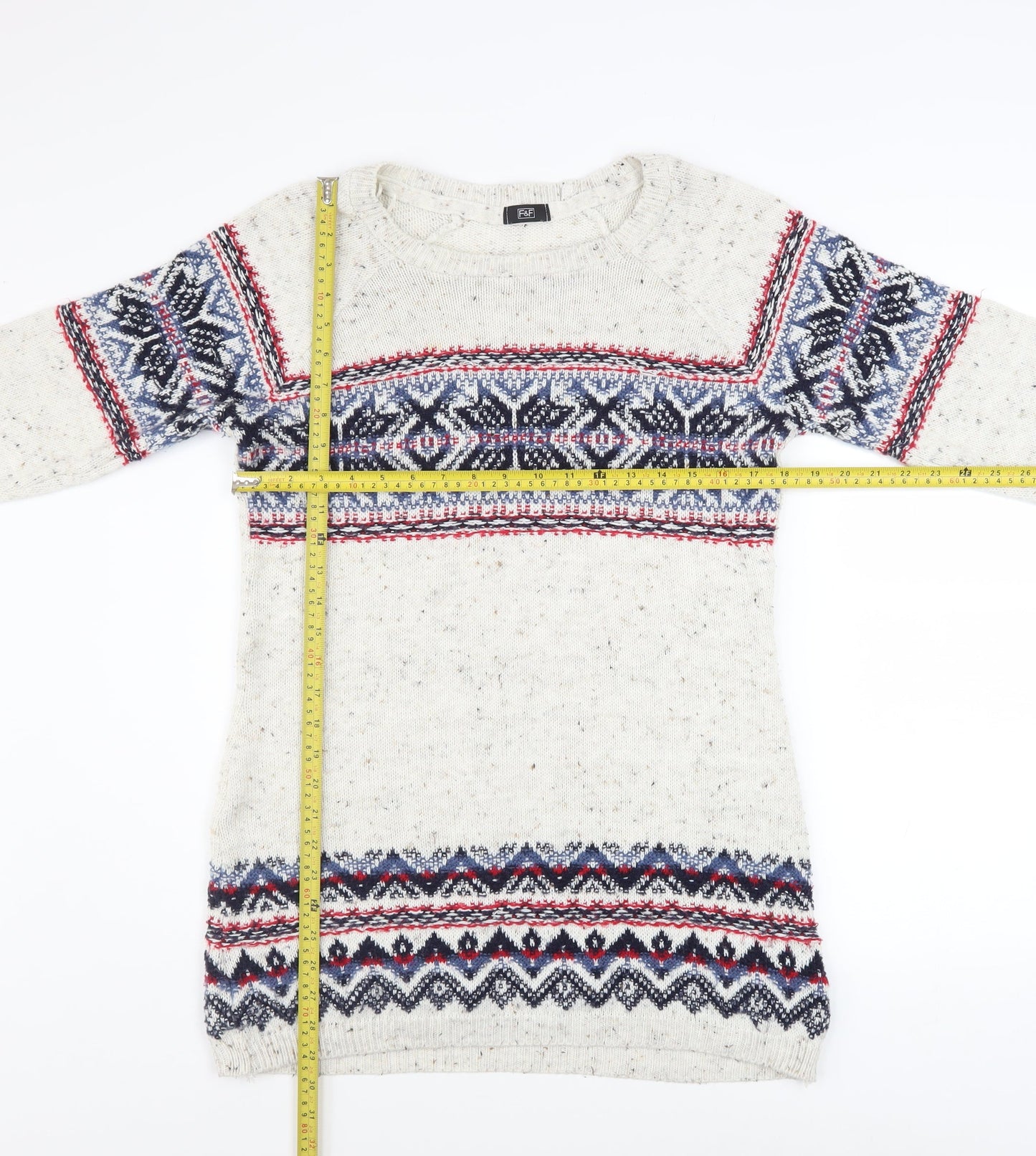 Womens UK Size 12 F&F Jumper Dress