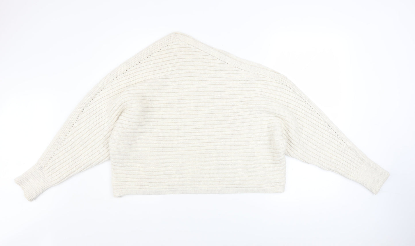 Womens UK Size L River Island Ivory Pullover Jumper