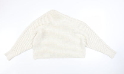 Womens UK Size L River Island Ivory Pullover Jumper