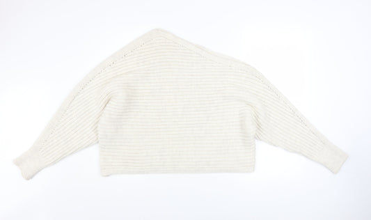 Womens UK Size L River Island Ivory Pullover Jumper