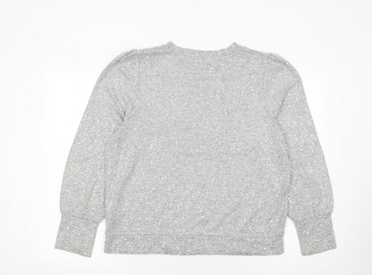 Womens UK Size 14 NEXT Grey Pullover Jumper