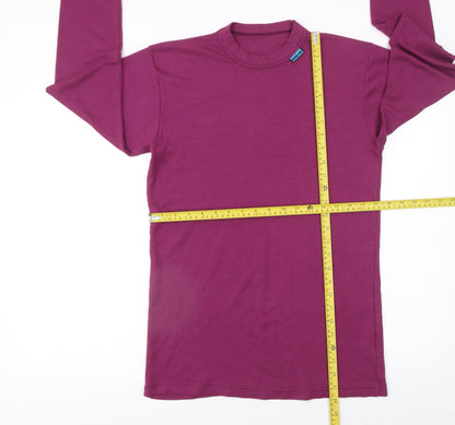 Womens UK Size XL North Cape Purple Basic T-Shirt