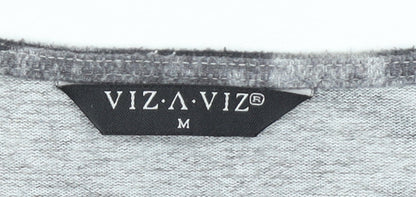 Womens UK Size M VIZ A VIZ Grey Pullover Jumper