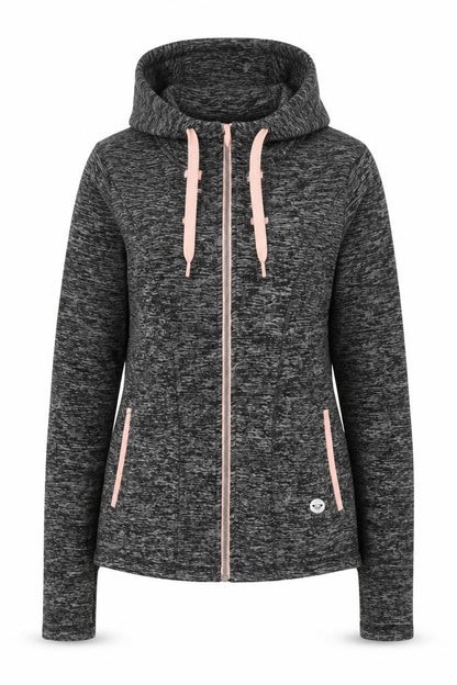 Womens UK Size S ROXY Grey Full Zip Hoodie