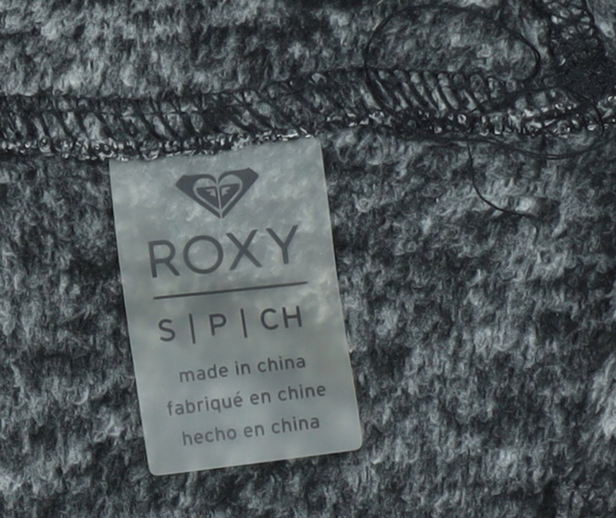 Womens UK Size S ROXY Grey Full Zip Hoodie