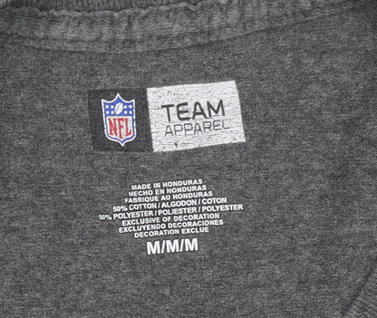 Mens UK Size M NFL Team Apparel Grey  T-Shirt