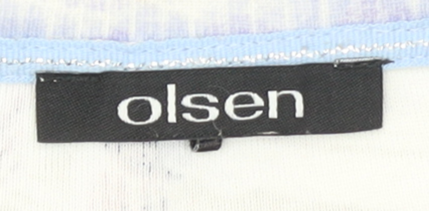 Womens UK Size 10 Olsen Multicoloured Basic T-Shirt