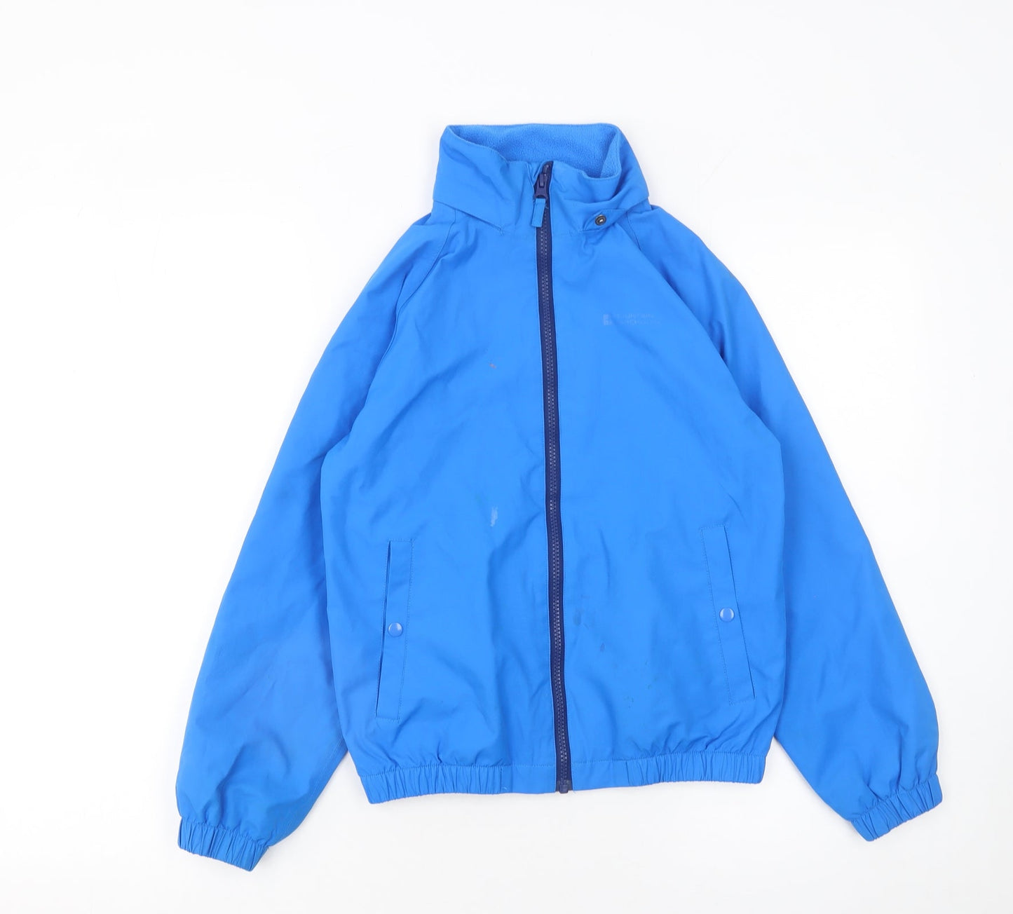 Boys UK Size 9-10 Years Mountain Warehouse Blue Rain Coat