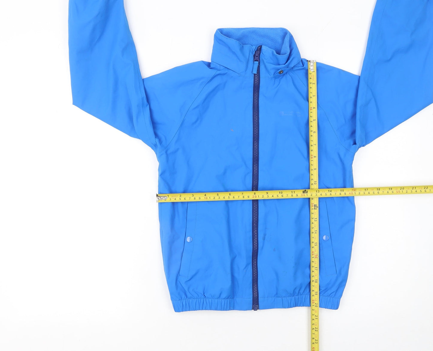 Boys UK Size 9-10 Years Mountain Warehouse Blue Rain Coat