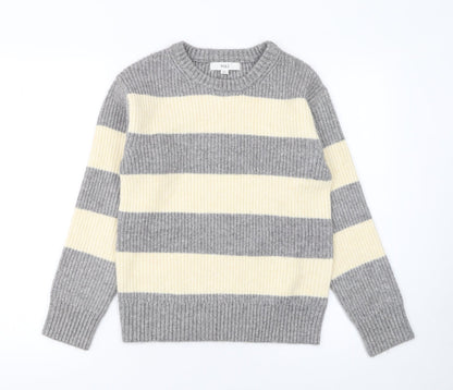 Womens UK Size XS Marks and Spencer Grey Pullover Jumper