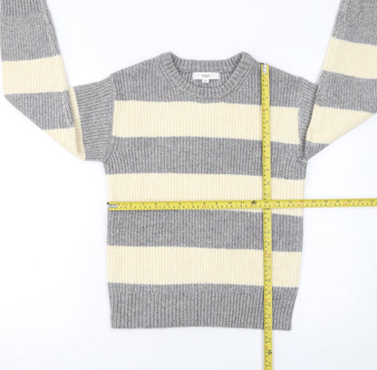 Womens UK Size XS Marks and Spencer Grey Pullover Jumper