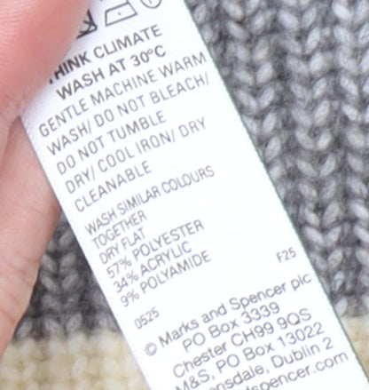 Womens UK Size XS Marks and Spencer Grey Pullover Jumper