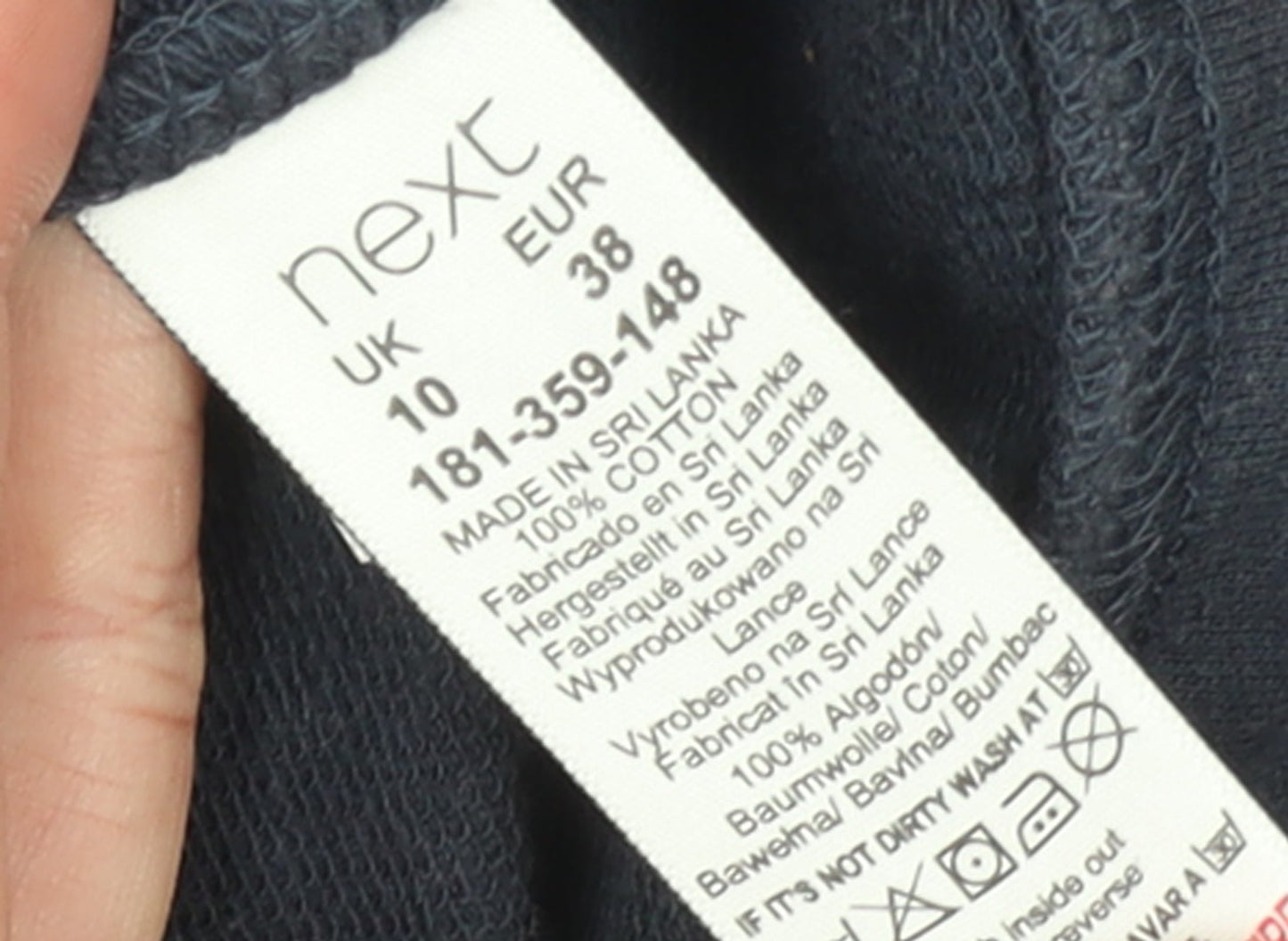 Womens UK Size 10 NEXT Blue Pullover Sweatshirt