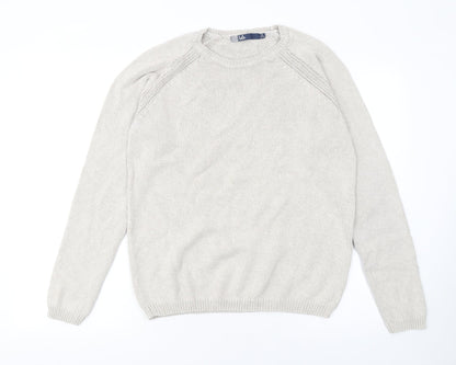Womens UK Size 14 Isle Beige Pullover Jumper