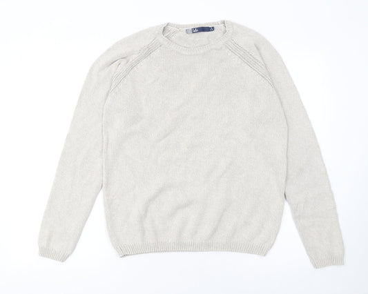 Womens UK Size 14 Isle Beige Pullover Jumper