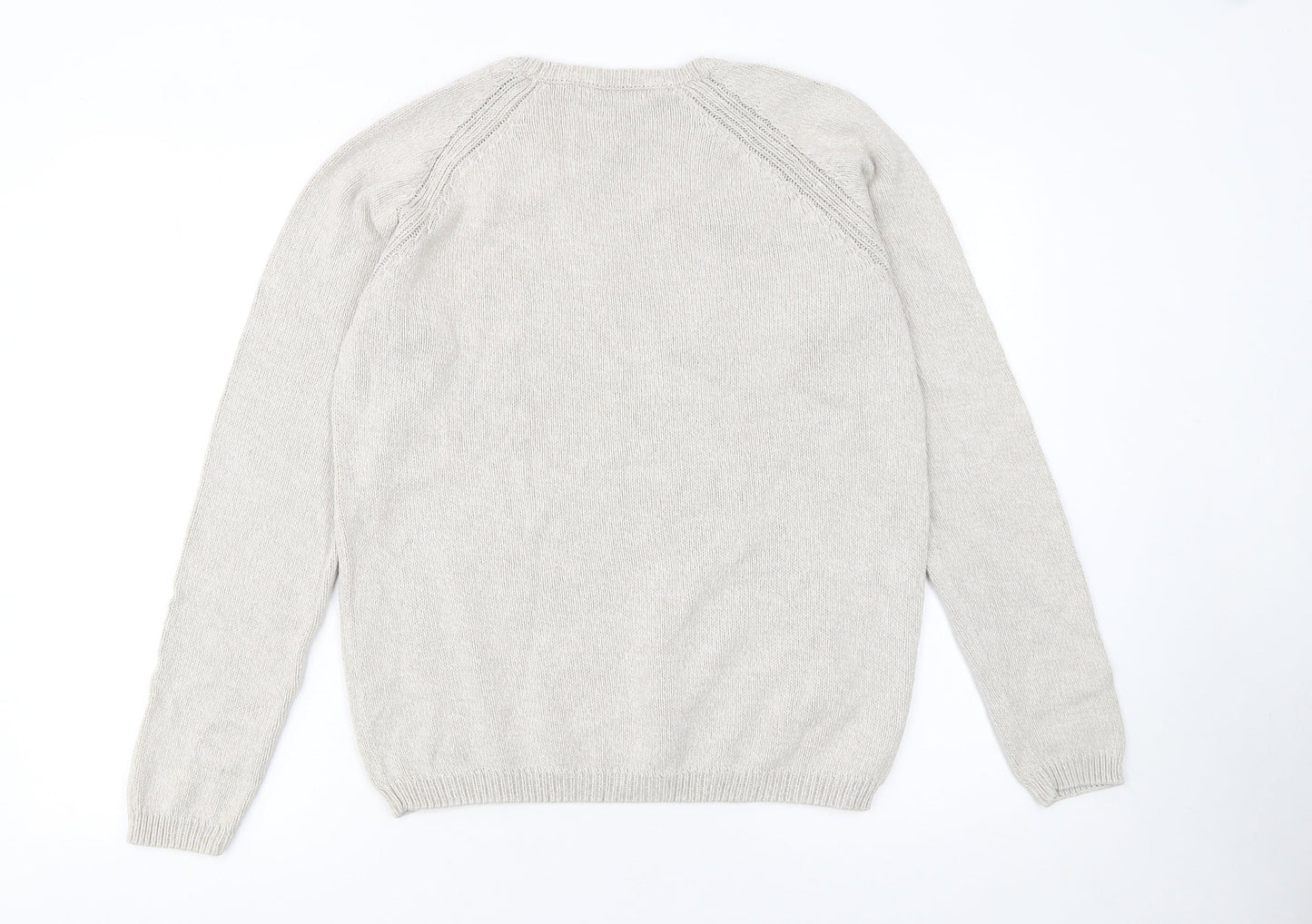 Womens UK Size 14 Isle Beige Pullover Jumper