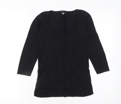 Womens UK Size 8 Coast Black Pullover Jumper