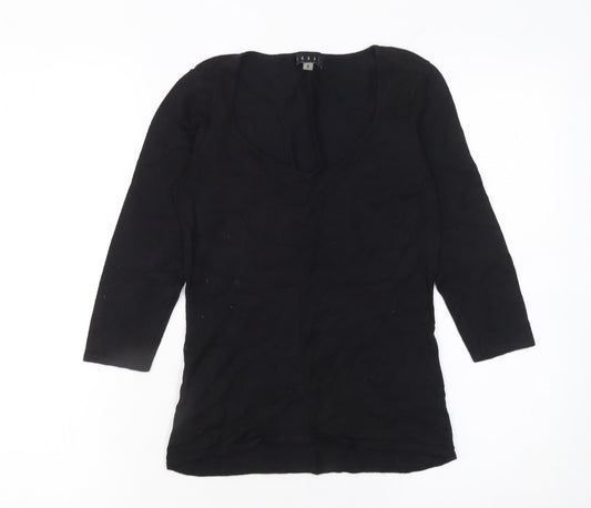 Womens UK Size 8 Coast Black Pullover Jumper